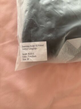 Seamless Sculpt V2 Ribbed Contour Leggings - Pure Black